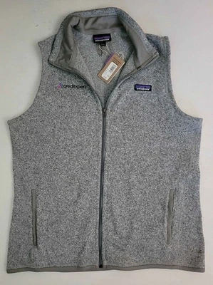 Patagonia Heather Gray Better Sweater Full Zip Vest LOGO Size XL NEW TAGS - Image 1 of 4