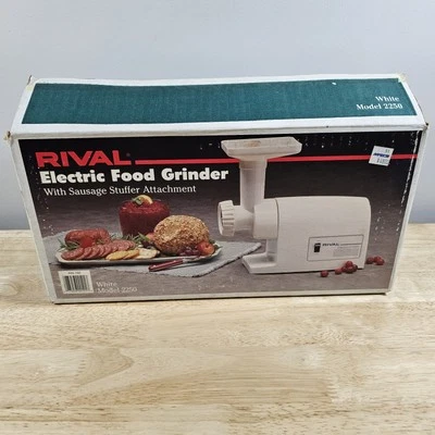 Picadora eléctrica para carne Rival - Modelo 2250 con relleno de salchichas de colección Foto 1 de 4