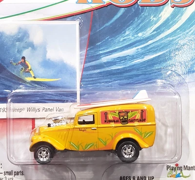 Jeep Willys Panel Van Johnny Lightning 33 1933 varillas de surf coche con tablas de surf Foto 1 de 2