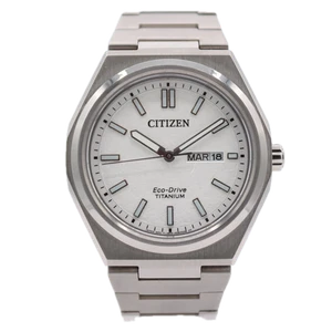 Orologio da polso uomo Citizen AW0130-85A Zenshin tre lancette J800 Japan titanio con scatola - Foto 1 di 8