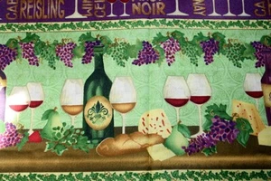 FROM THE VINE BY SSI - 100% COTTON FABRIC - Picture 1 of 4
