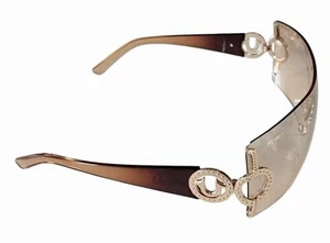 Women's True Religion Y2k Rimless Clear Sunglasses TR57182-1JW1-GF-N1 - Picture 1 of 5