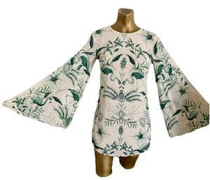 URBAN OUTFITTERS Mini-Etuikleid Kimchi blau BIRDS of PARADISE Größe Small - Bild 1 von 23