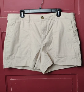 Pantalones cortos para mujer A New Day talla 18 beige bolsillos elásticos - Imagen 1 de 12