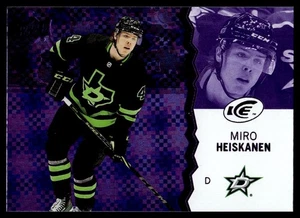 MIRO HESKANEN 2023-24 UD Ice Purple Parallel #45 Dallas Stars - Bild 1 von 3