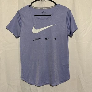 Nike blau DRI - FIT Running Sport Kurzarm Oberteil Damen Gr. S - Bild 1 von 3