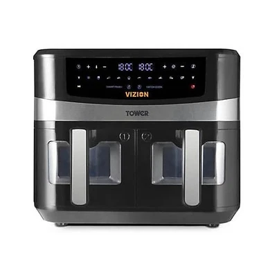 Tower Vortx Vizion 9L Dual Basket Air Fryer/10 Function  - Image 1 of 4