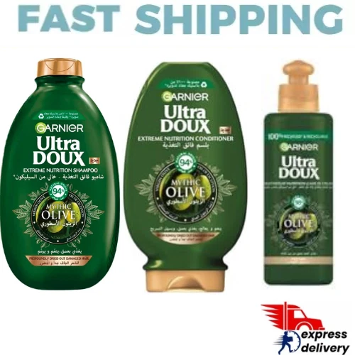 Garnier Ultra Doux Olive Mythic Shampoo & Conditioner and Leave In Cream - image 1 of 1