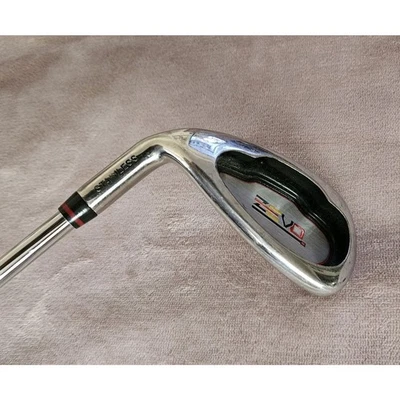 Zevo #9 Iron Stainless Steel Head Left Hand Regular Flex Steel Shaft Great Grip! - Image 1 of 4