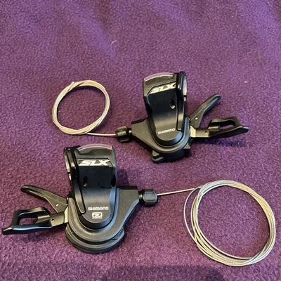 Shimano SLX M670 Trigger Shifter 10 by 2/3 speeds. Gear Window (NEW) - Image 1 of 4