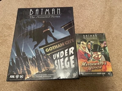 Batman: The Animated Series Gotham City Under Siege + Mastermind's Mayhem NEW!  - Image 1 of 2