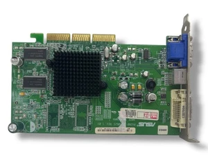 ASUS RV280-LE ATI RADEON 9200 LE 128MB AGP Graphics Card - Picture 1 of 3