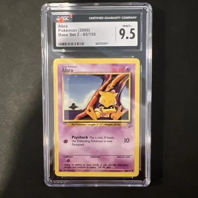Abra Pokemon 2000 Base Set 2-65/130 CGC 9.5 - Image 1 of 2