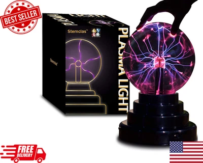 Bola/Luz/Lámpara de Plasma, Globo de Electricidad Estática Bola de Relámpago Eléctrica, Táctil Foto 1 de 4