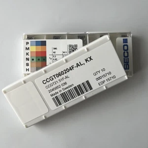 SECO / CCGT060204F-AL,KX / Hartmetalleinsätze 10 Stück - Picture 1 of 5