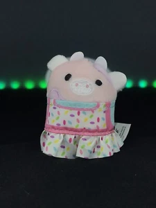 Nuevo juguete de peluche Patty the Cow Squishmallows Squishville (serie 3) - 2" - Imagen 1 de 4
