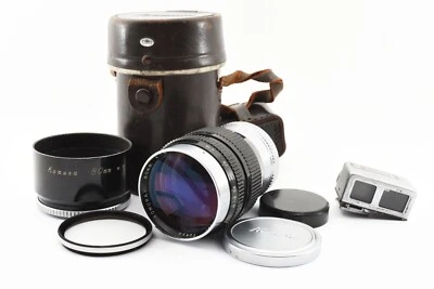 【 RARE N MINT w/ Finder 】 Sankyo Koki Komura 80mm f/1.8 L39 LTM Leica lens Japan - Image 1 of 4