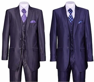 HERREN HARK SKIN LOOK 2 Knöpfe. SCHMALE PASSFORM DOPPELLÜFTUNGSSCHLITZE FLACHE VORDERHOSE 5702 V2 - Bild 1 von 9