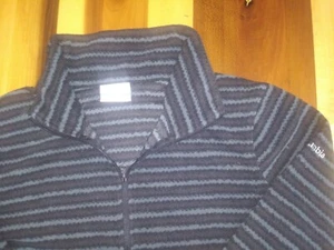 Columbia Girls Jacket M Black Gray Fleece  - Picture 1 of 2