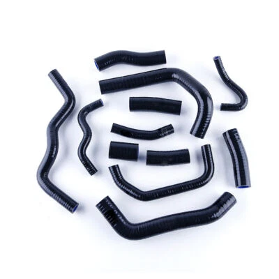 For Honda CBR1000RR CBR 1000 Fireblade 2004-2007 05 Silicone Radiator Hose Black - Imagem 1 de 4