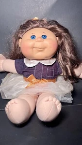 Cabbage Patch Kids Doll 2016 Corn Silk Brown Hair Blue Eyes WCT-65 OAA - Picture 1 of 10