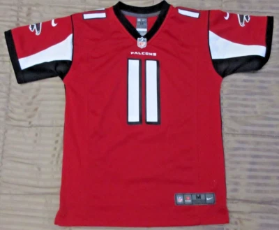 Camiseta On Field NFL Niños Roja FALCONS 11 JONES Colorblock Jersey Mediana 10-12 Foto 1 de 4