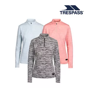 Trespass Women DuoSkin Active 1/4 Zip Top Long Sleeve Gym Top Quick Dry Livia - Picture 1 of 7