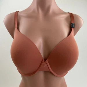 Victoria's Secret T-Shirt Lightly Lined Demi Bra Canyon Rose Size 32DDD NWOT - Picture 1 of 10