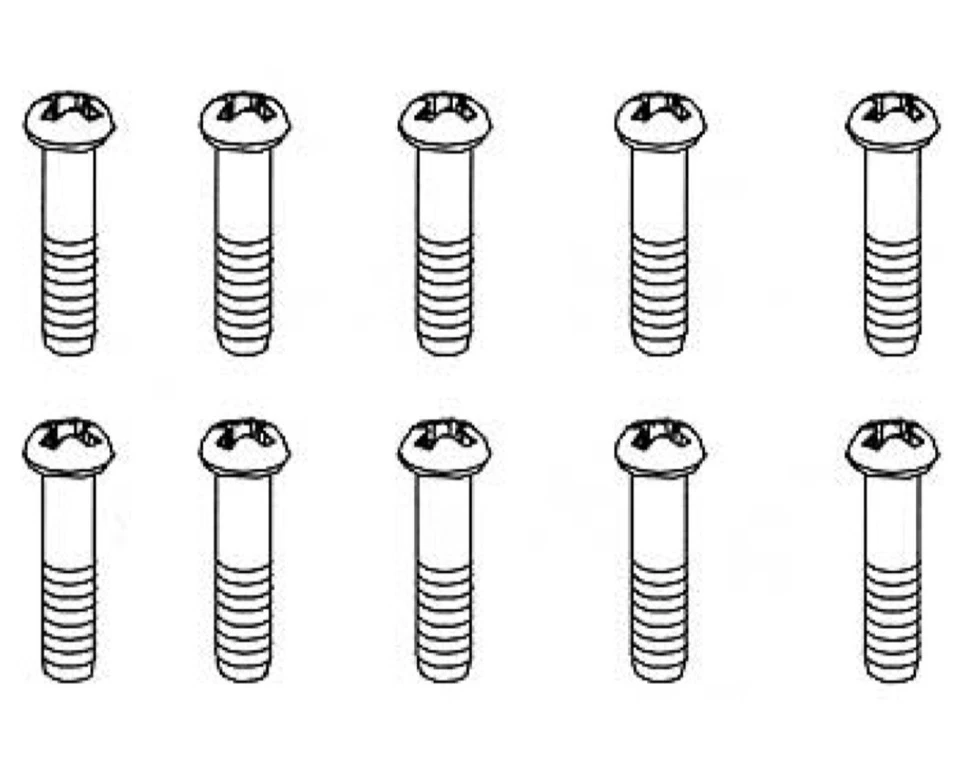 Robitronic M3x15mm Rundkopfschraube 10 Stk R30105  - Bild 1 von 1