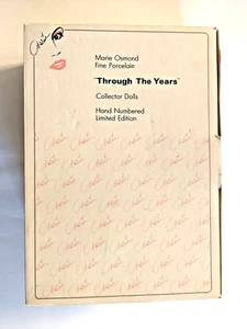 Marie Osmond Fine Porcelain “Through The Years” Collector Dolls Hand Numbered - Picture 1 of 11