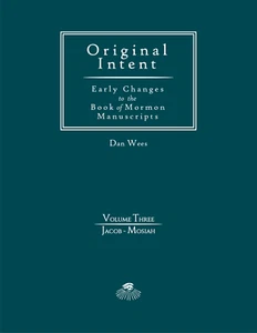 ORIGINAL INTENT: Volume Three - Jacob-Mosiah (FREE SHIPPING) - Imagen 1 de 1