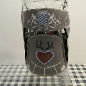 Lederhosen Oktoberfest Koozie (for 1 Ltr. Stein) - Picture 1 of 3