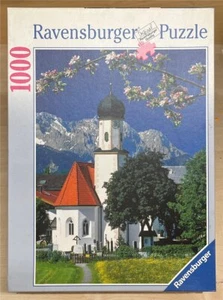 1000 Pieces Jigsaw Puzzle, RAVENSBURGER, "Bayrische Alpen, Wallgau" - Picture 1 of 4