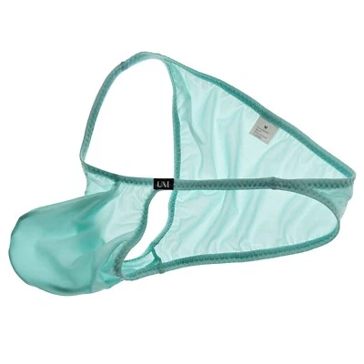 Men's Ultrathin Underwear Panties Mini Briefs Bikini Underpants T-back Thong 02 - Image 1 of 4