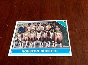 1975-76 Topps #210 Houston Rockets Team (EXMT)