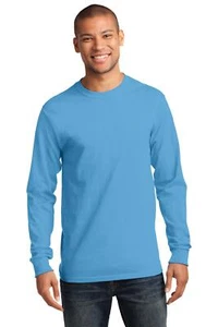 3 Pack Of Port & Company PC61LST Men's Cotton Tall Essential Tee Top T-Shirt - Picture 1 of 27