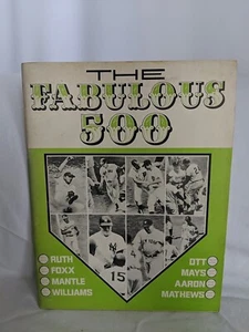 Vintage 1968 Baseball Magazine Fabulous 500 Home Runs Mantle Aaron Mays Babe MLB - Picture 1 of 9