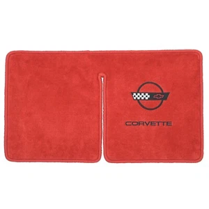 1991-1996 Corvette Convertible C4 Red Cargo Logo Mat - Picture 1 of 5