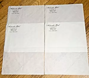 Vintage Stationery AMBASSADOR HOTEL, JERUSALEM JORDAN - 4 Sheets - Picture 1 of 6
