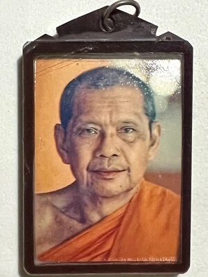 PHRA LP RUESI LINGDUM RARE OLD THAI BUDDHA AMULET PENDANT MAGIC ANCIENT IDOL#10 - Image 1 of 4