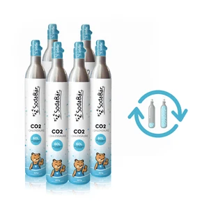 SodaBär© CO2 Tausch-Box 6x425g – passend für SodaStream & mehr – versandfrei - Afbeelding 1 van 8