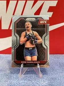 2021 Panini UFC Prizm Rose Namajunas Base Card #31 Debut Edition - Picture 1 of 2