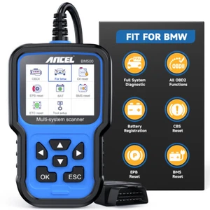 ANCEL BM500 For BMW Mini All System OBD2 Scanner Car Diagnostic Tool Code Reader - Imagen 1 de 8