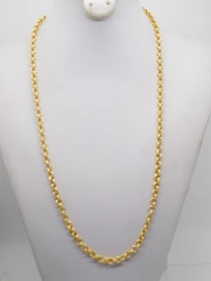 CAMROSE & KROSS JBK Collar de Eslabones de Cadena Doble Moleteado Acurrucado Elegante Foto 1 de 4