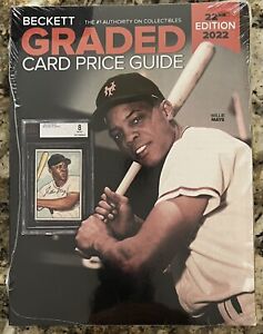 22nd Edition 2022 Beckett Graded Card Price Guide Willie Mays Giants