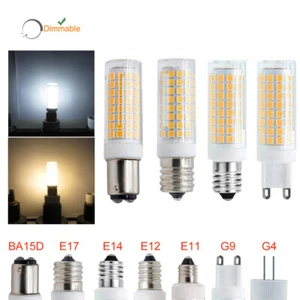 Dimmable 12w Led Corn Light Bulb G9 Mini G4 Daylight E12 E11 3000k Ceramic Lamps - Picture 1 of 24