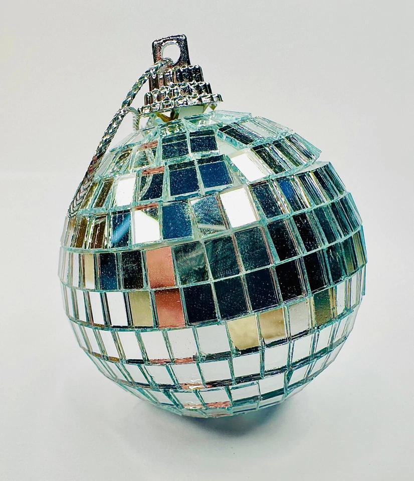 Hanging Car Mirror Disco Ball Ornament 2" - Image 1 of 1
