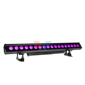 IP65 waterproof outdoor wash bar rgbwa+uv 6in1 wall washer led wash light 18x18W - Picture 1 of 11