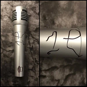 GFA The Tonight Show with * JAY LENO * Signed Microphone J1 COA - Picture 1 of 4