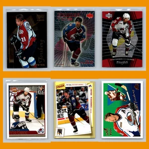 Peter Forsberg Lot 6 Hockey Cards 1996 Zenith Colorado Avalanche Set Collection - Picture 1 of 8
